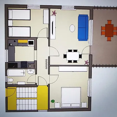 3 Zimmer-Apartment Mit Terrasse Gernsbach Exterior foto